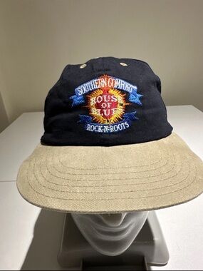 House of Blues 'Southern Comfort' Embroidered Cap - Black and Tan